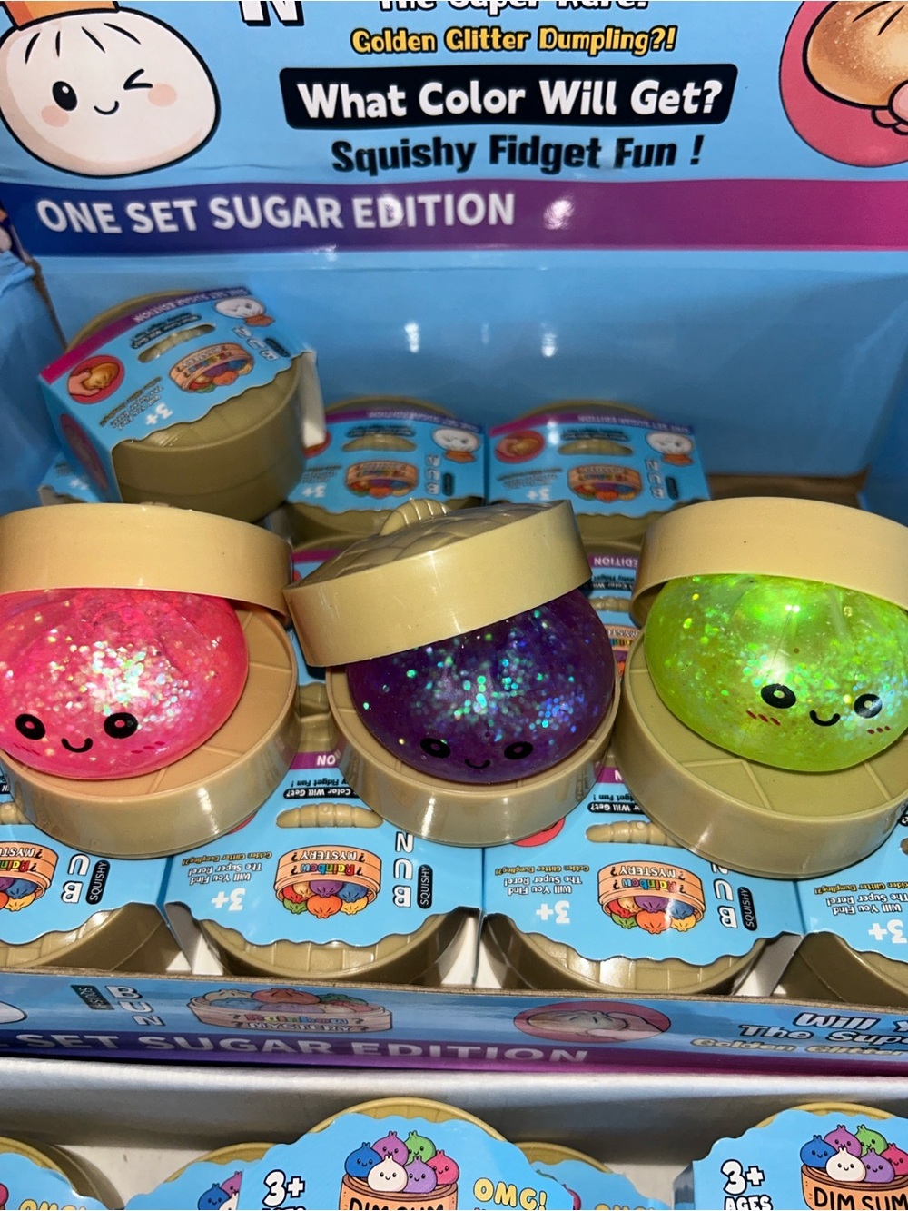 4 SUGAR MINI GLITTER DUMPLINGS